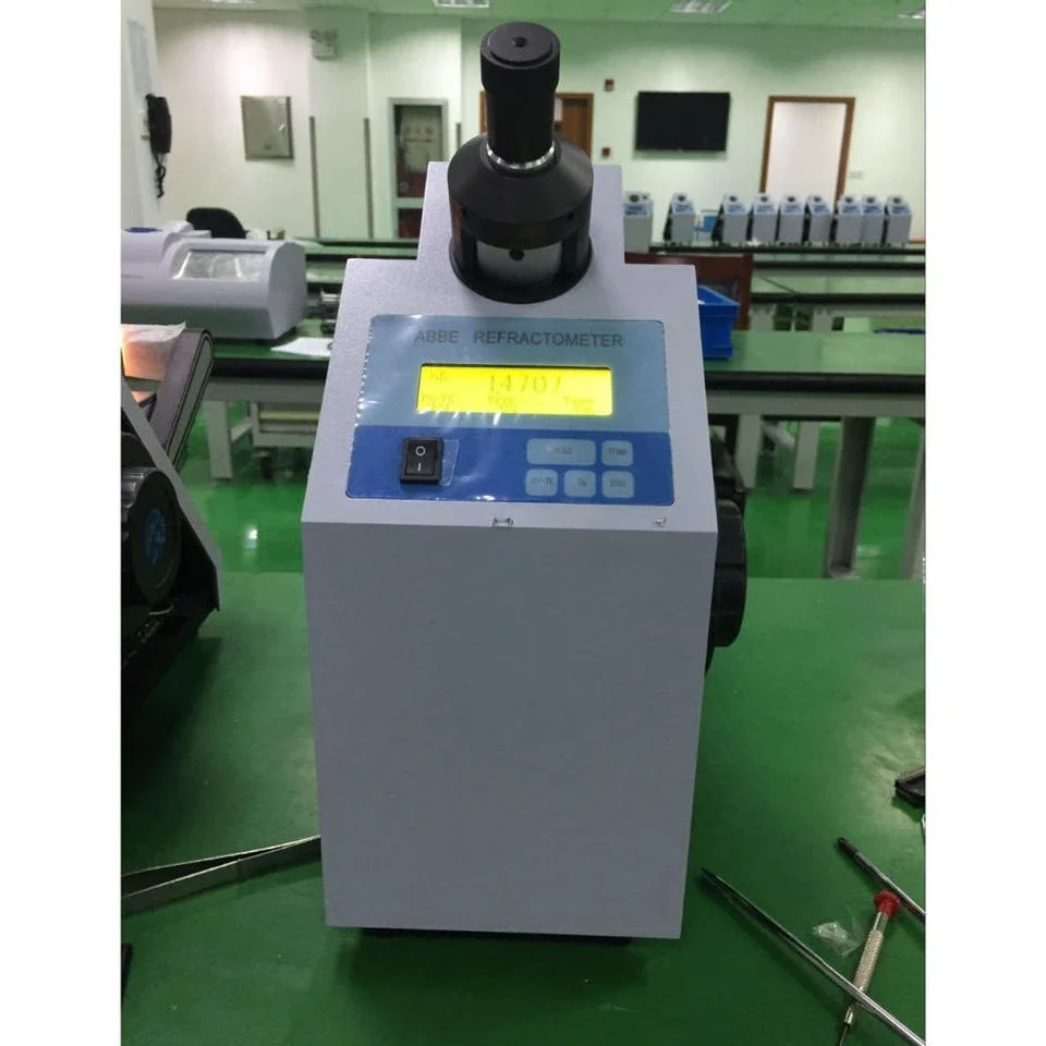 WYA-2S Auto Bench Top Digital Abbe Refractometer Brix Concentration Refractometer for Lab Liquid Soluble Measurement