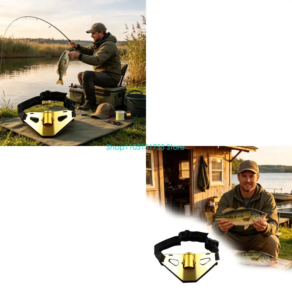 k0ef-cinturon-pesca-con-copa-para-cana-para-jigging-mar-placa-dorada-banda-cintura-negra-placa-frontal-metal