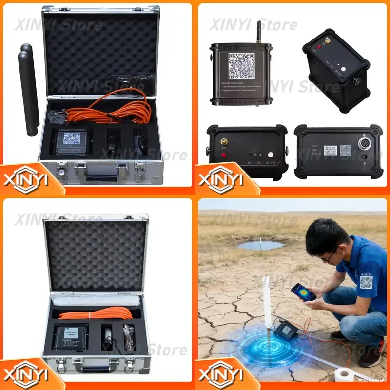 Handheld Underground Water Detector for Well Drilling Projects 100m Depth High Accuracy Water Locator Ground Penetrating
