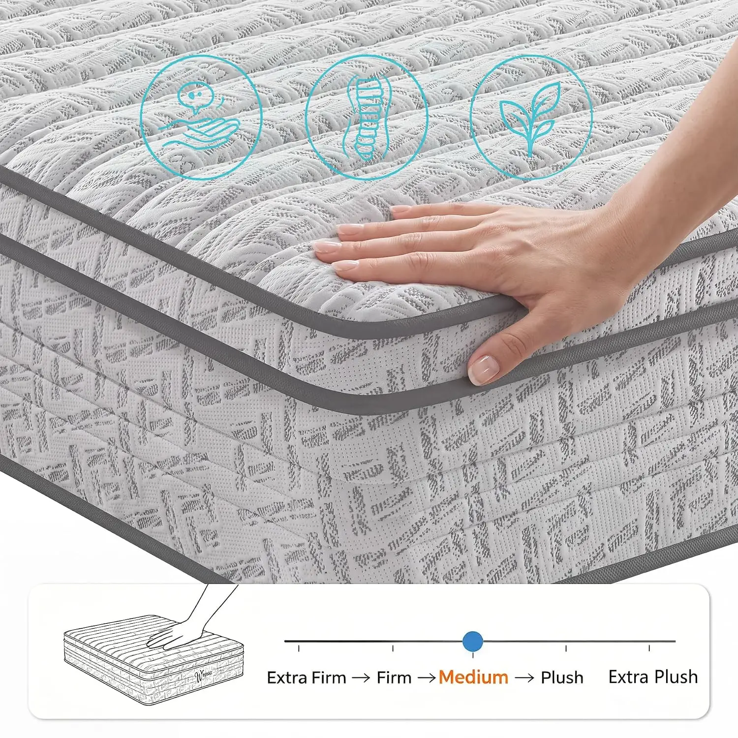 Queen-Size-Matratze 12 Zoll, m – Memory Foam Mattress In A Box Queen Bewertung und Preis