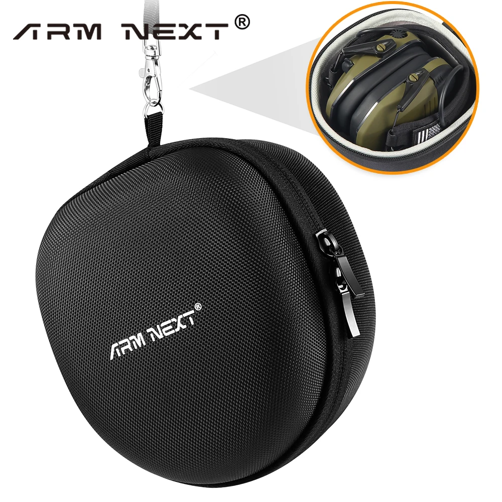 ARM NEXT Headphone Storage Bag For Impact and Walkers Earmuff Portable Shockproof Anti-fall Dustproof Travel Carrying Case