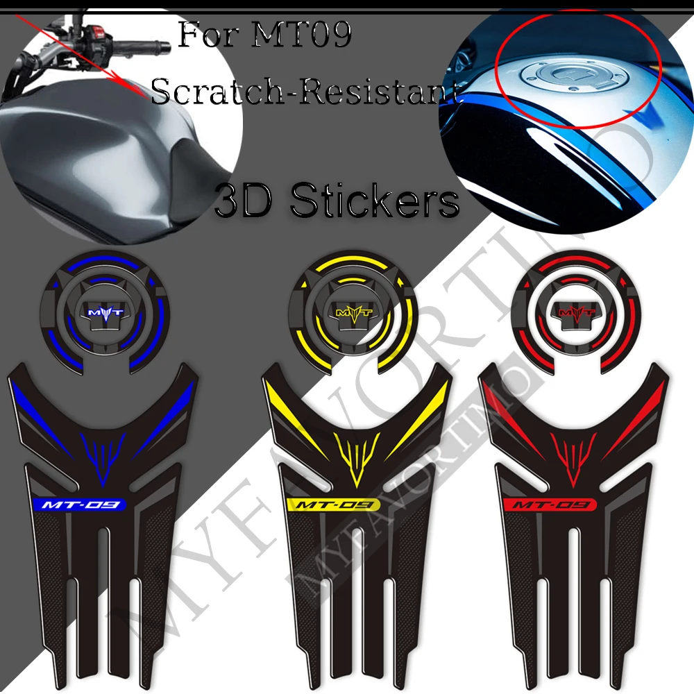 

For Yamaha MT09 MT-09 MT FZ 09 SP Tank Pad Protector Stickers Decals Motorcycle Wind Deflector Gas Fuel Oil Kit Knee 2021 2022