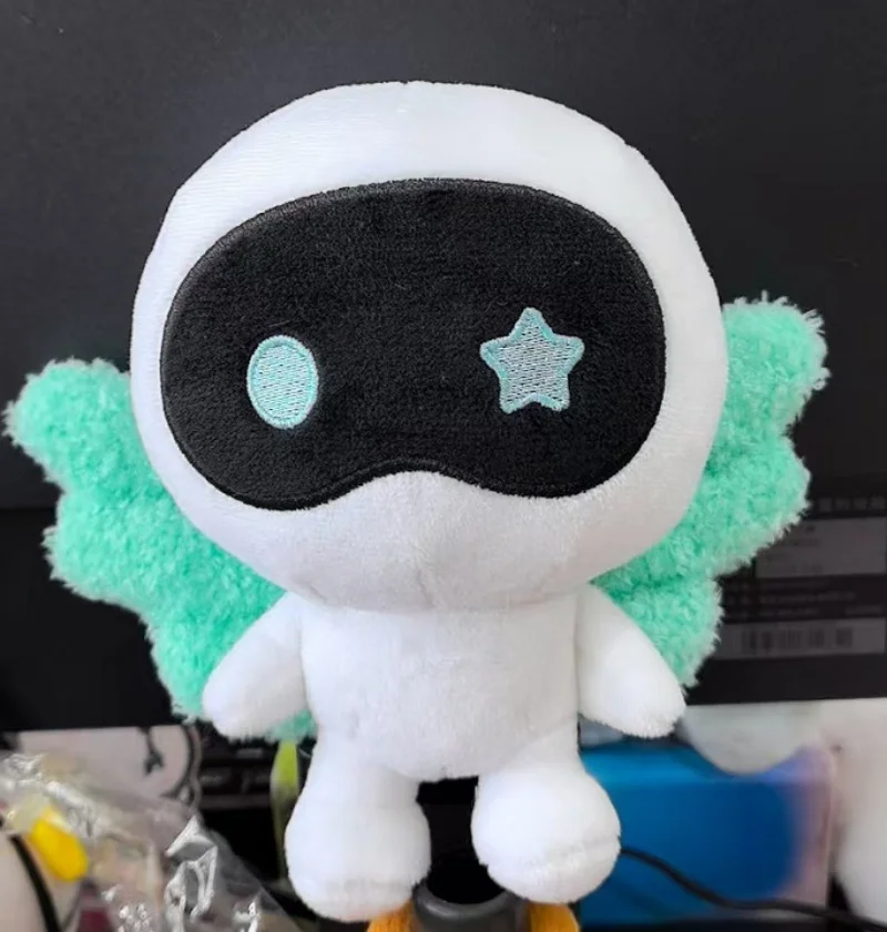 Korea Wootteo Plush Toy Kawaii Stuffed Doll for Backpack Pendant Wave New JIN Design Astronaut Wings Keychain Fans Support Gift