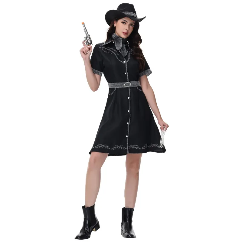 

Carnival Adult West Cowboy Cosplay Costume Halloween Fancy Party Dress