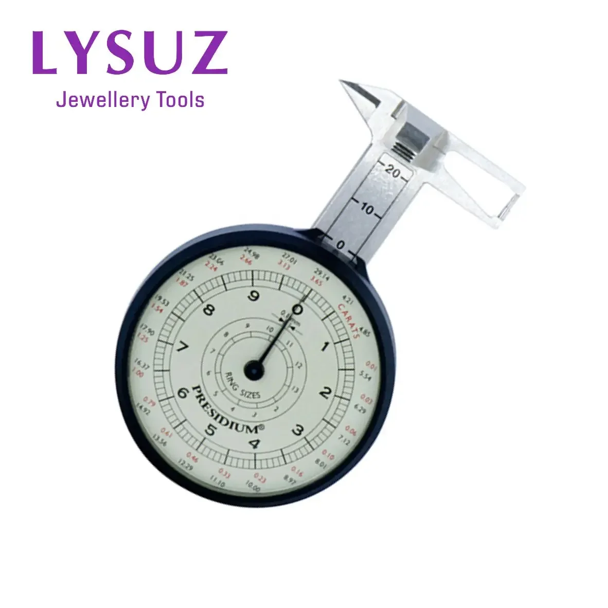 Singapore Presidium Dial Gauge PDG Measure Diamond Gemstone Jewelry High Quality Caliper Estimating Weight