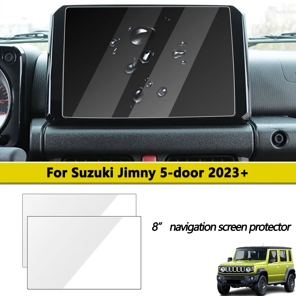 

Navigation Screen Protector Film For Suzuki Jimny 5-Door 2023 2024 2025 Center Console 8" Screen Tempered Glass Film Accessories