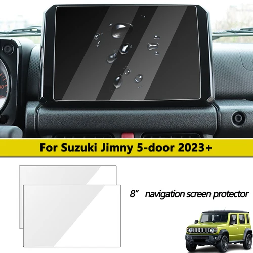 Imagen 1 del producto Película protectora de pantalla de navegación para Suzuki Jimny 5 puertas 2023 2024 2025 consola central accesorios de película de vidrio templado de pantalla de 8""
