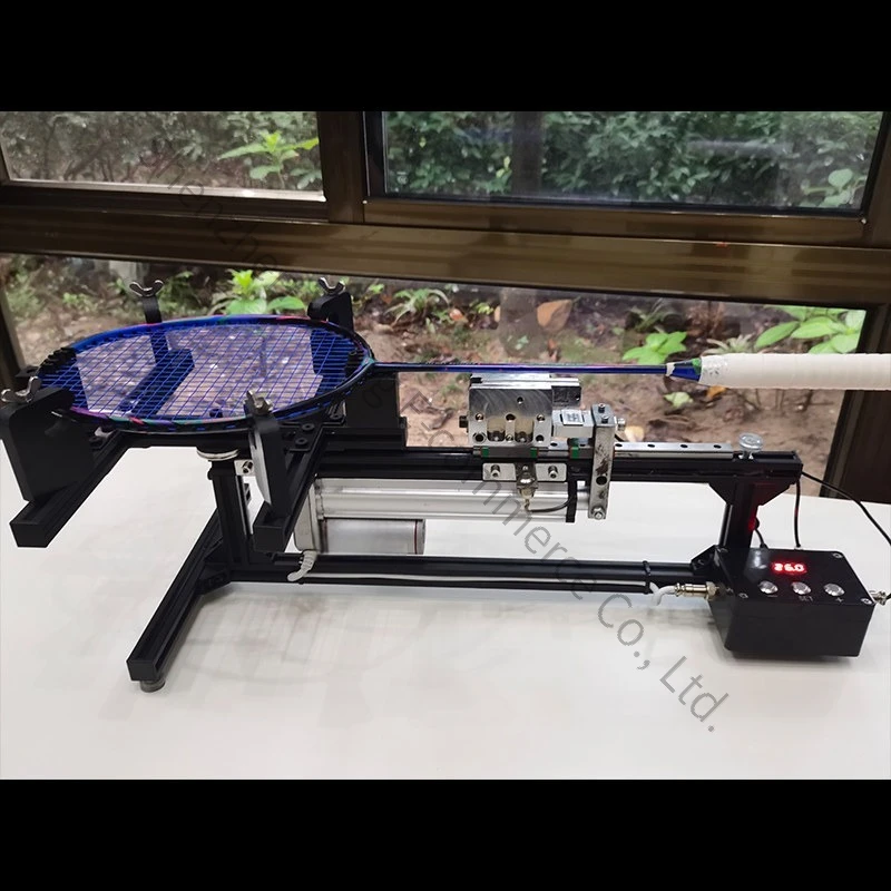 New Badminton Racket Pulling Machine, Badminton Threading Machine/badminton Pulling Machine Computer Chip Automatic Control
