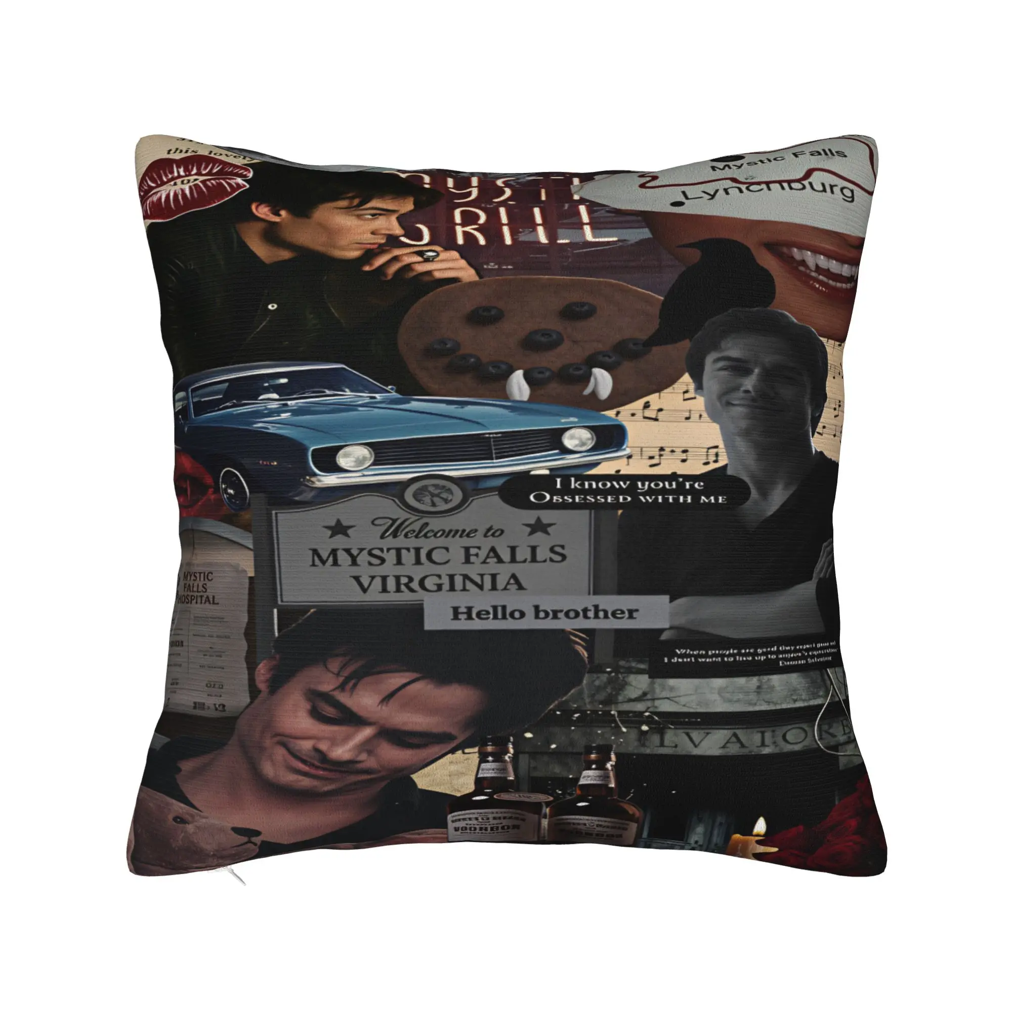 Ian Somerhalder Pillow Case  Fashion Pillow Cover Custom Pillowcases For Sofa Bedroom Home Decor