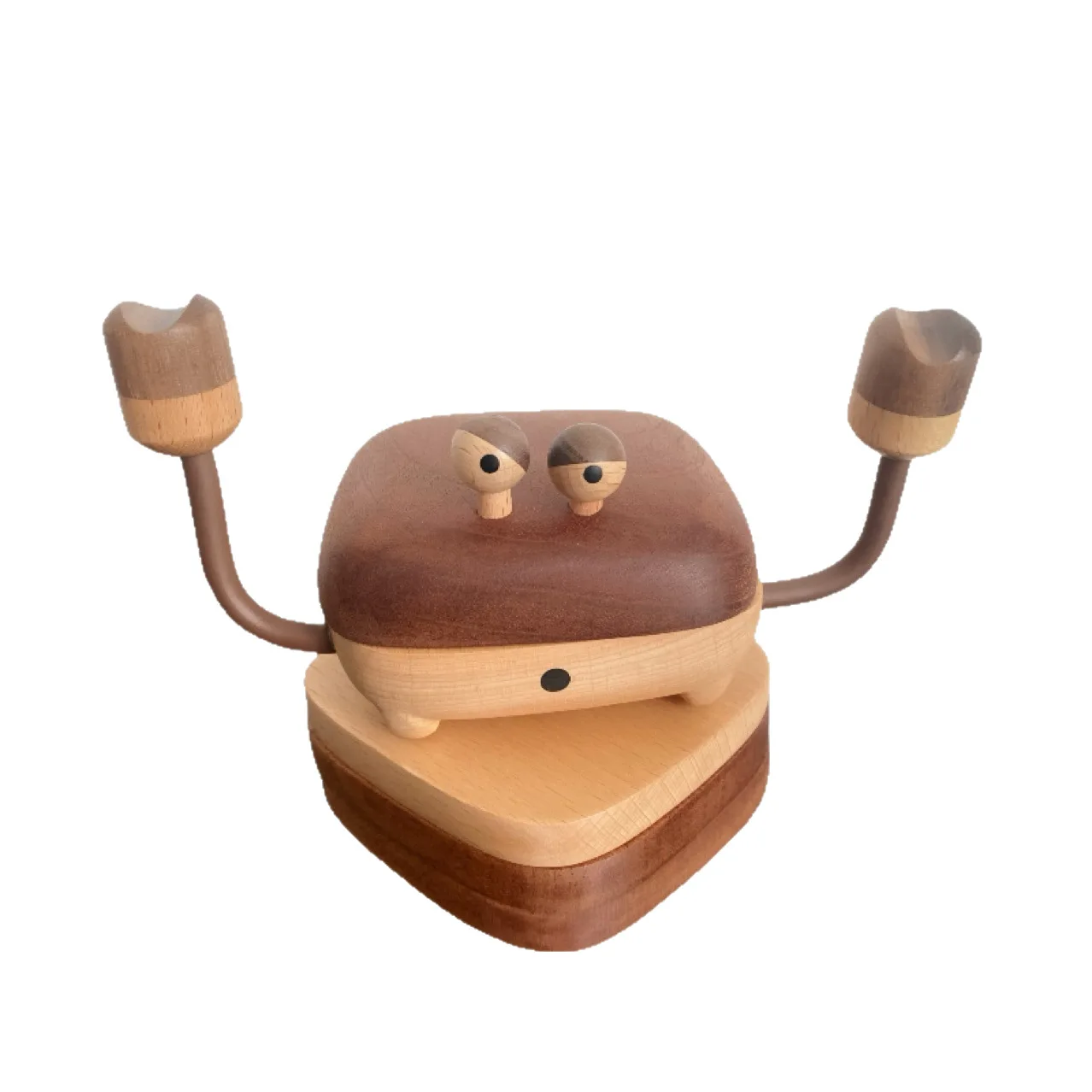 Cute Crab Coaster Drinkware Handmade Wooden Coasters with Holder Home Decoration Crab Ornament Gifts Home Decor Items