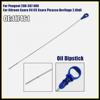 1pc Car Engine Oil Level Aluminum Dipstick 117461 for Peugeot 206 307 406for CITROEN XSARA C4 C5 XSARA PICASSO BERLINGO 2.0HDI