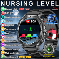 2025 New For Samsung Galaxy Watch 7  Health Smart Watch Blood fat ECG+PPG Uric acid  NFC HD Bluetooth Call Smart Watch Men Women