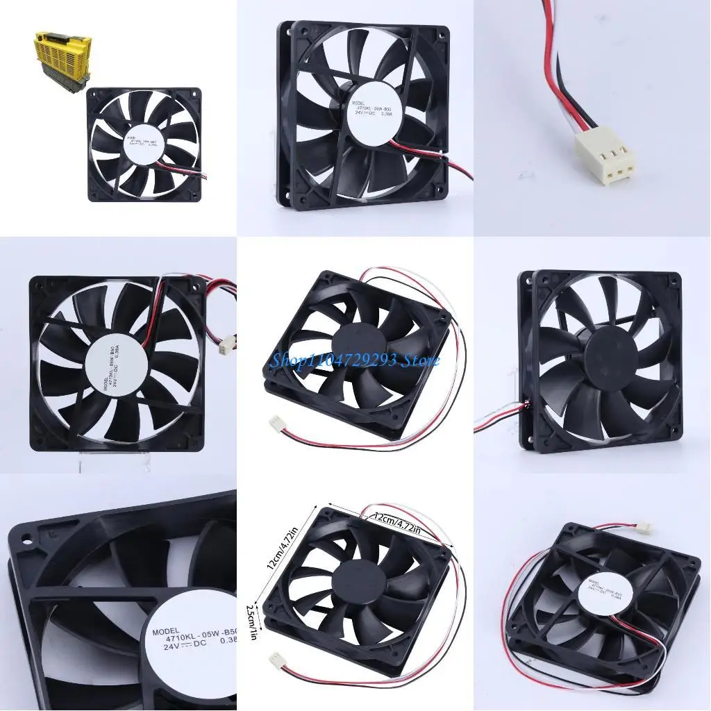 

Y2GD 4710KL-05W-B50 Fan Computer Laptop Heat Dissipation DC24V Inverter Cooling Fan
