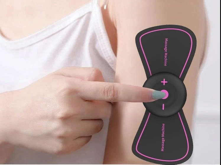 Neck massager body silicone Mini massager neck and shoulder massage paste multi-functional pulse shoulder and neck massager