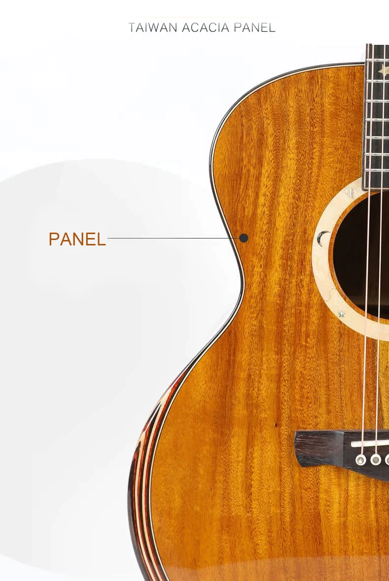 Starway OEM Gs68 Acoustic Guitarra Gradient Matte Professional Folk Cutaway Natural Color 41inch Folk Guitar For Boys And Girls