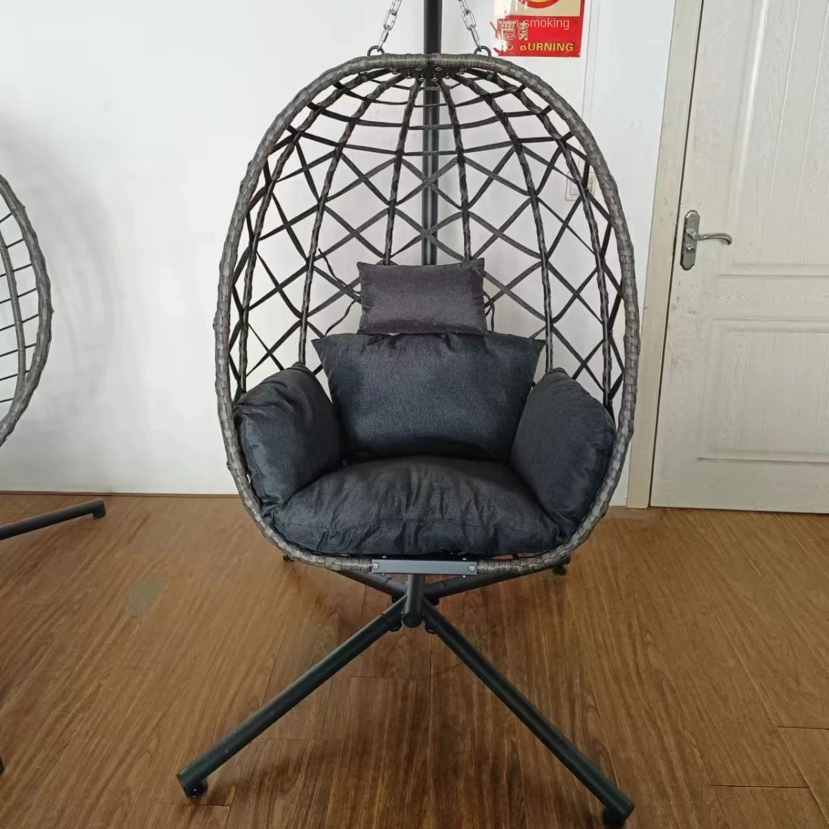 

2026 Vine Woven Hanging Basket for Indoor and Outdoor Leisure Chair Support Structure Patio Swing for Living Roompromote sales