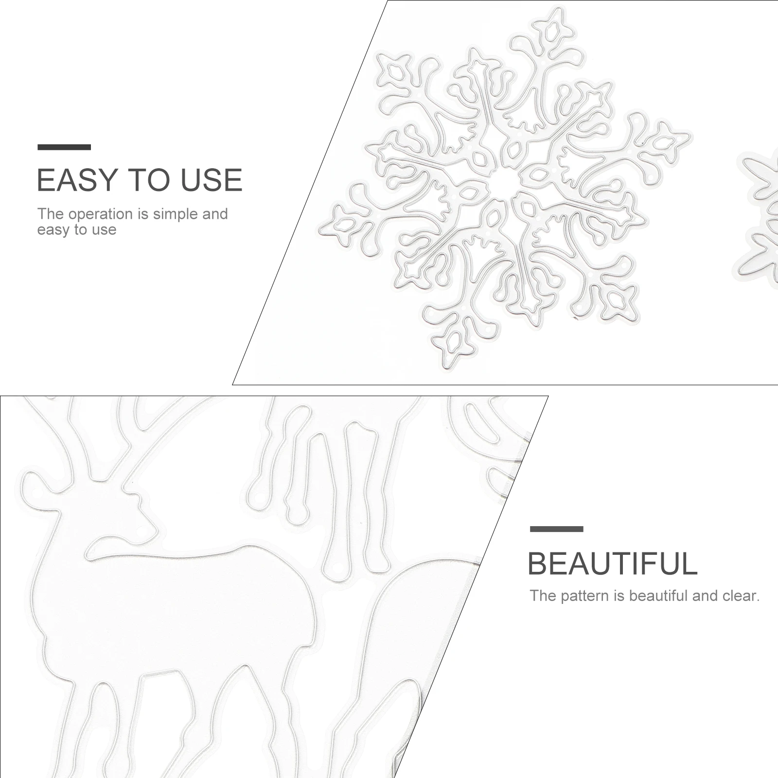 

9 Pcs DIY Cutting Knife Mold Christmas Card Making Die Decorations Craft Scrapbooking Handcraft Tools Embossing Dies Child