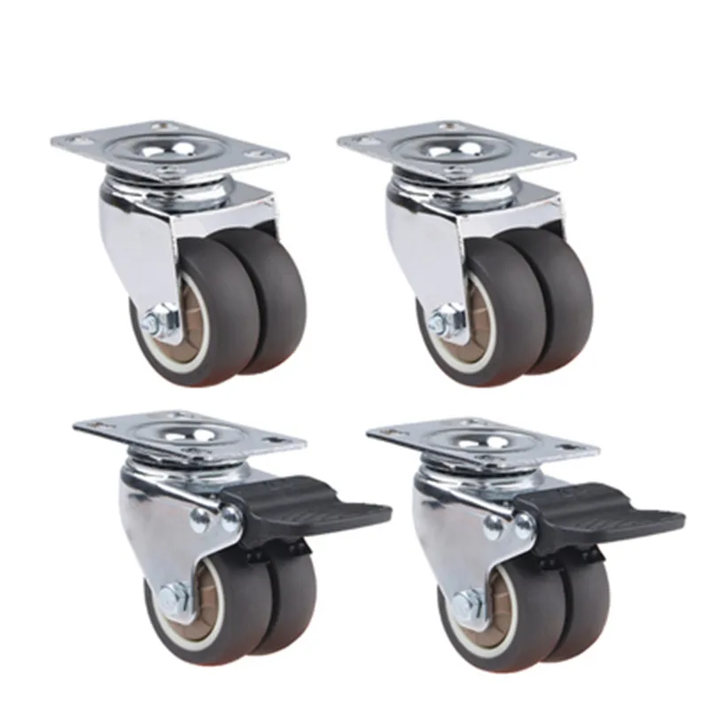 4PCS  Swivel Casters Wheels 1.5