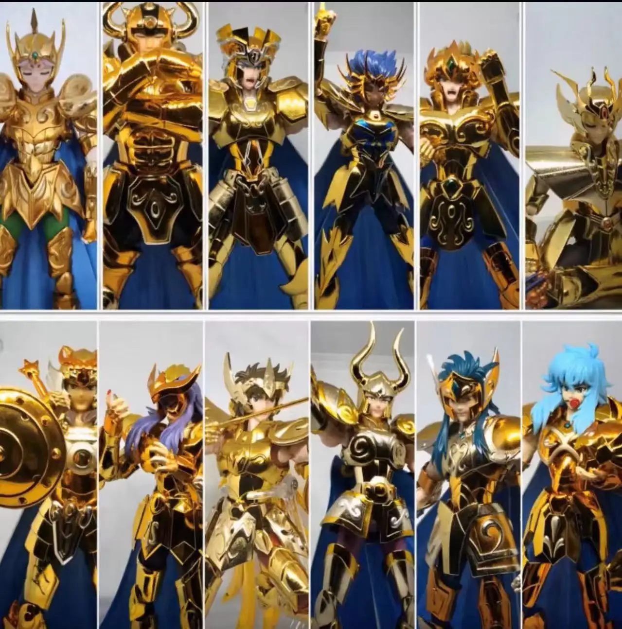 

В наличии CS Saint Seiya Myth Cloth EX Capricorn Shura/Leo Aiolia/Aries MU/Libra Dohko/Virgo Gold Knights Zodiac Фигурка