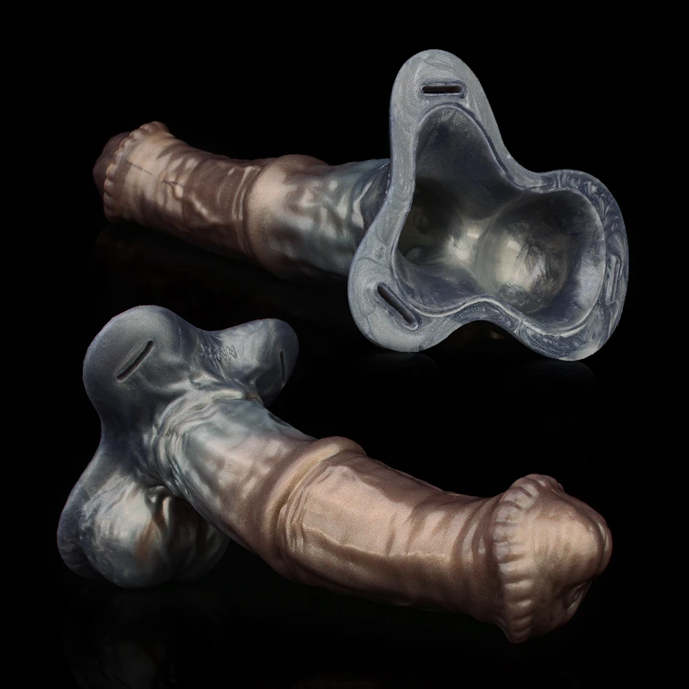 YOCY Penis Sleeve Reusable Penis Enlarge Cock Sleeve Stp Packers for FTM Strap On Wearable Penis Sleeve Sex Toys for Man Lesbian