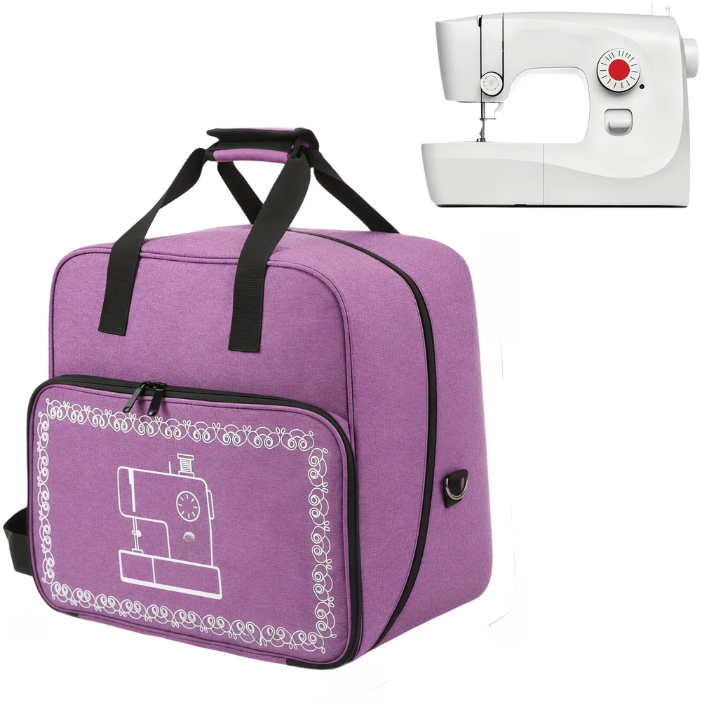 For Travel-Friendly Sewing Machine Bag with Carry Handle Dustproof Scratch Resistant Lining for Home Workshop or Class Use
