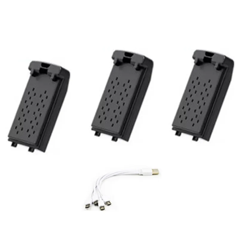 V46S flujo óptico sin escobillas Control remoto piezas de repuesto de combate 3,7 V 1800Mah batería hélice USB para V46S RC avión