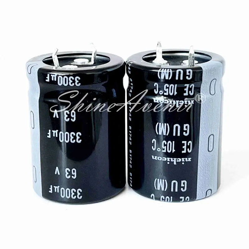 5PCS 63V3300UF GU 25*35 CD293H 30*30 105℃ Aluminum Electrolytic Capacitors High frequency long life New Original