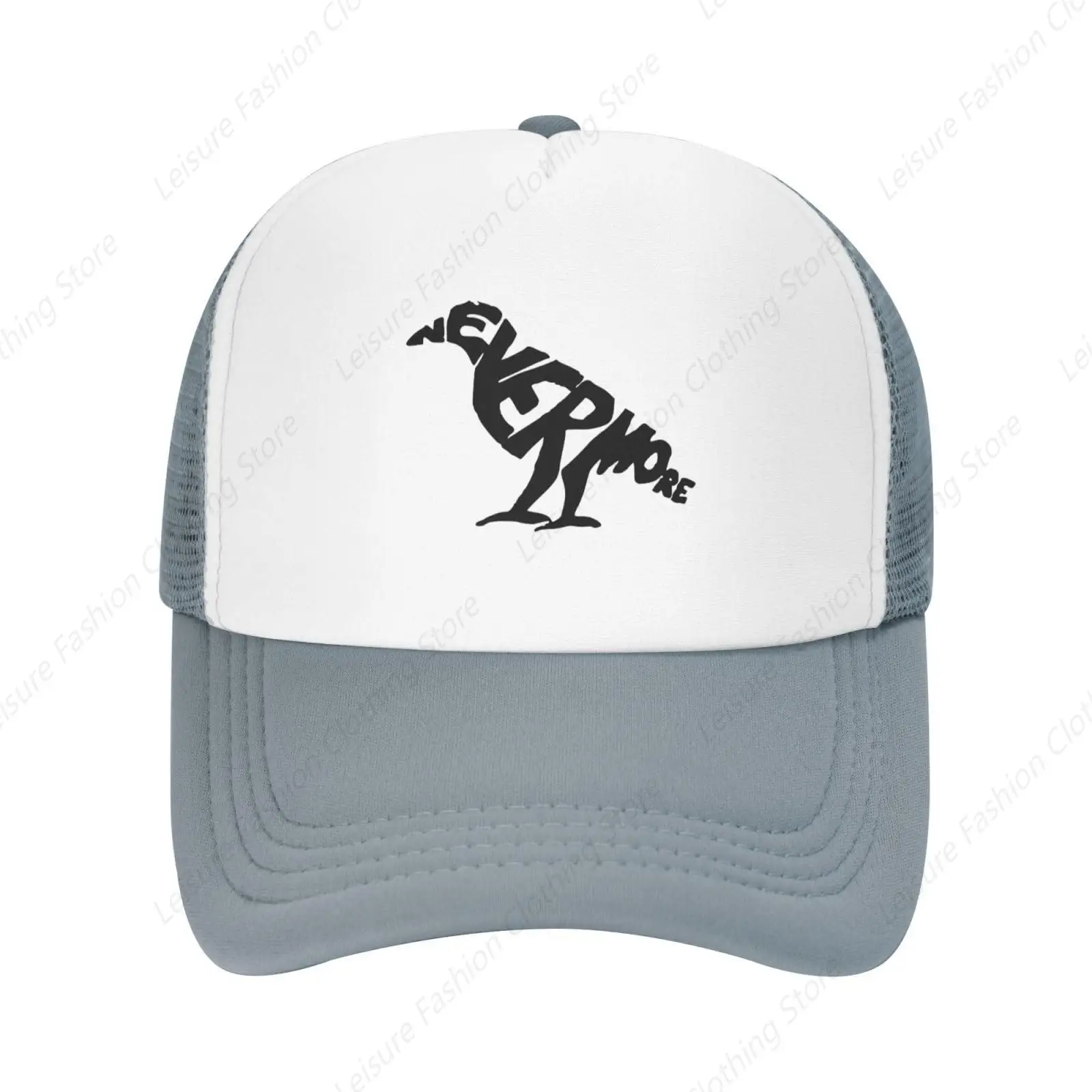 Edgar Allan Poe Raven Snapback Trucker Hats Baseball Caps Adjustable Mesh For Men Women