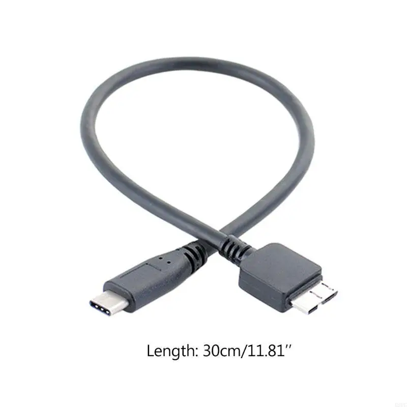 

K9FC Light Weight Type-C to Micro USB Cable Digtal Product Accessories 0.3Meter Durable Data Sync Wire