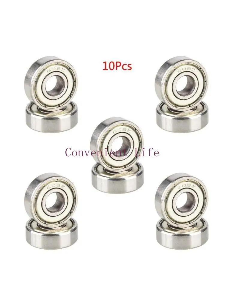 

L1EE 10PCS/Bag 608ZZ 8x22x7mm Bearings Deep Steel Sealed Ball Bearing Roller
