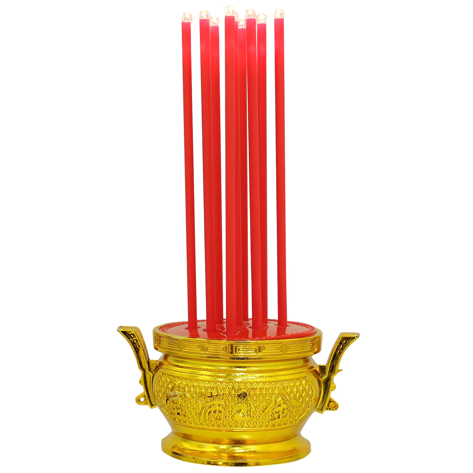 

Electronic Incense Burner Portaincientos Holder Modern Decoration Home Decorative LED Sacrifice Reusable Censer Electric