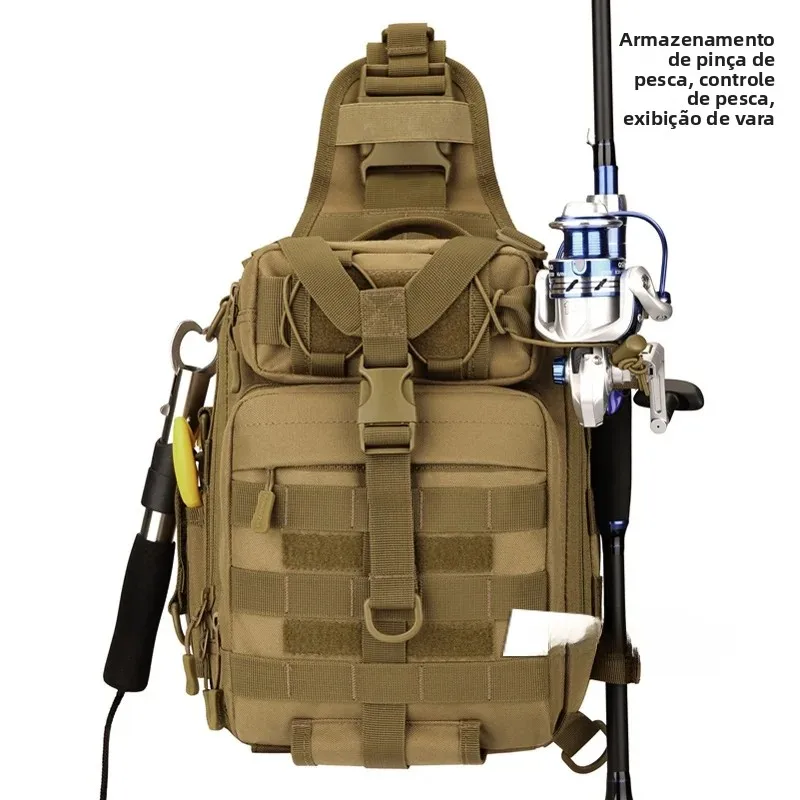 outdoor-tactical-large-capacity-fishing-rod-backpack-single-shoulder-crossbody-chest-bag-multi-function-waterproof-sport-bag