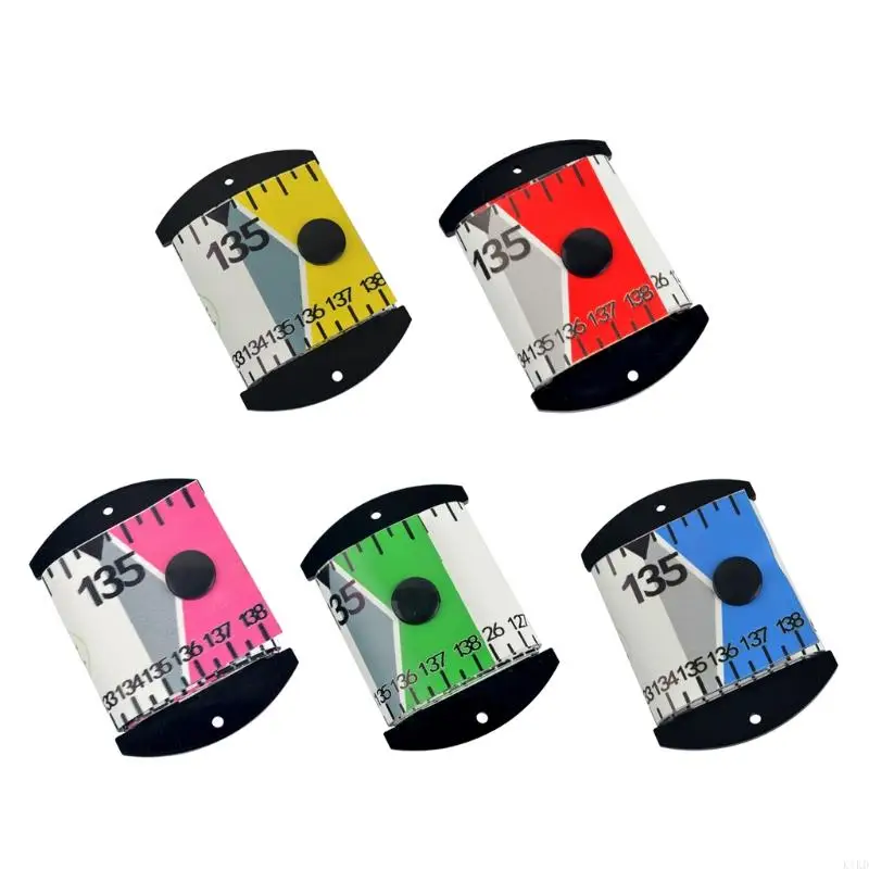 K1KD Waterproof Fish Measuring Ruler Accurate Fish Measuring Tape PVC Fishing Ruler Measurement Tackle Fishing Tool 138cmx5cm