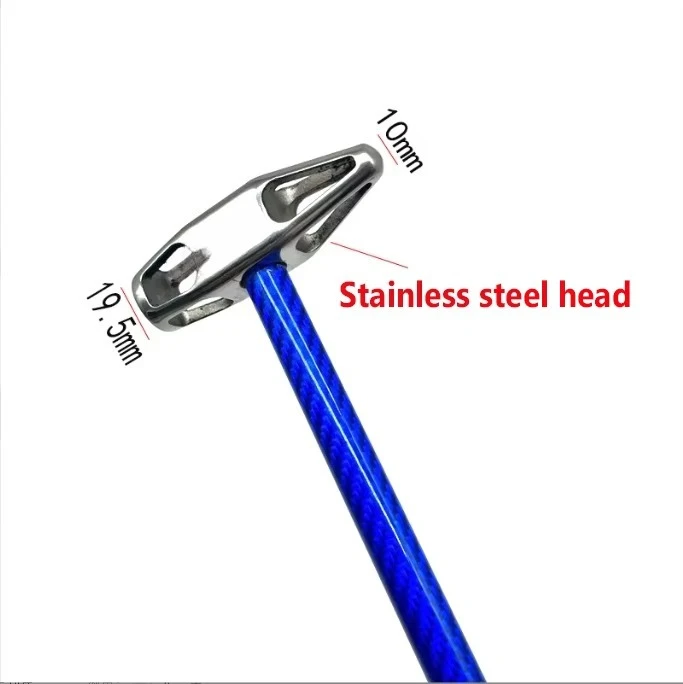 

DIY Grade Auto Dent Puller with Nylon Tip Paint Free Dent Removal Tool - Tap Rubber Hammer