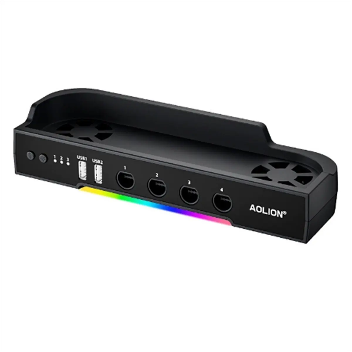 ★▲ for Switch 2 Cooling Fan Dock Portable Expansion Base Radiator RGB Heat Sink Wall Mount for Switch 2 Accessory