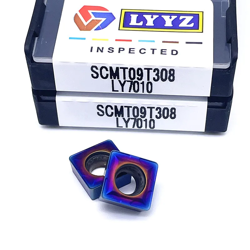 Imagem -04 - Ferramenta de Torneamento Interno Cnc Ferramenta de Fresagem de Torno de Carboneto Alta Qualidade Nano Azul Scmt09t304 Scmt09t308 Scmt09t304 Scmt09t308