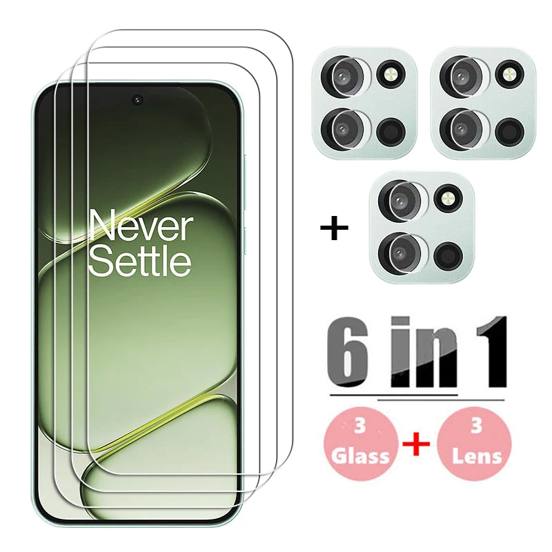 

6in1 Glass For OnePlus Nord 6 Tempered Glass OnePlus Nord 6 Screen Protector HD Protective Phone Camera Lens Film OnePlus Nord 6