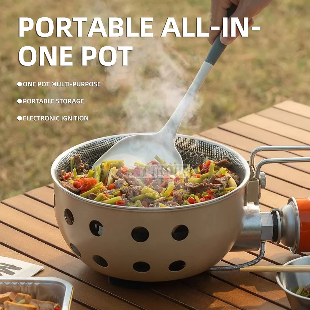 2027 Outdoor portable cassette - огляд і ціна Camping Cooking All In One