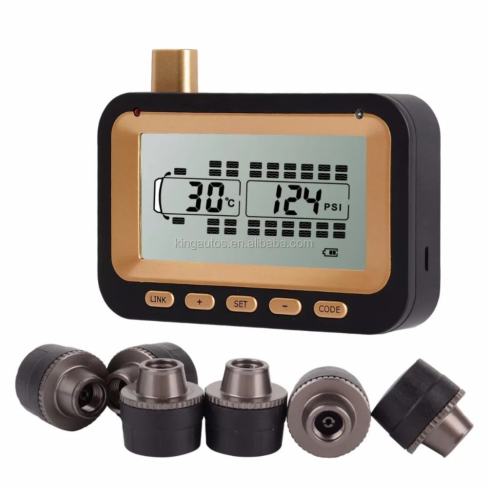 Digital KA2000 Heavy Duty Tire Pressure Monitoring System 6 Sensors/Tires ( 6 External Sensors) 1-Year Warranty