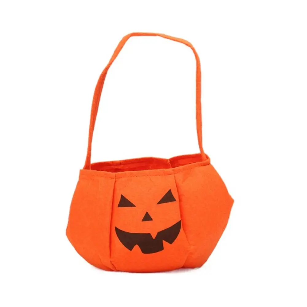 面白いゴーストパンプキンバッグ布ギフトポーチハロウィンキャンディバッグショルダーバッグトートバッグパンプキンキャンディバッグハッピーハロウィンデー