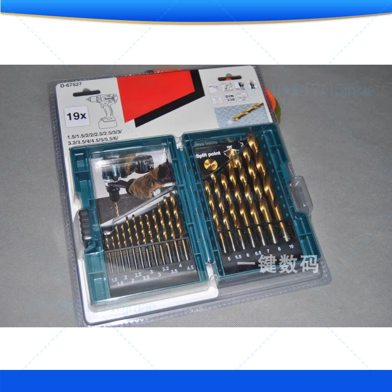 

for Makita High Speed Steel Titanium Plated Straight Shank Stainless Steel Twist Bit D-67527