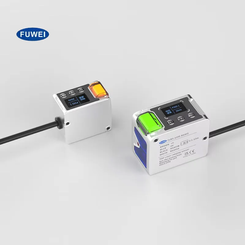 FUWEI FLRS-500-RS485 Long-Range Linear Distance Measuring Displacement Sensor Optical Analog 485 Switch Quantity Screw