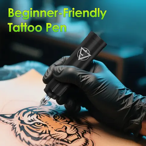 वायरलेस टैटू मशीन 1500mah बैटरी 6 घंटे बैटरी लाइफ स्ट्रोक 3.8 मिमी कॉर्डलेस टैटू पेन मशीन टैटू पेन टैटू आपूर्ति 10 best sales टैटू मशीन - №6