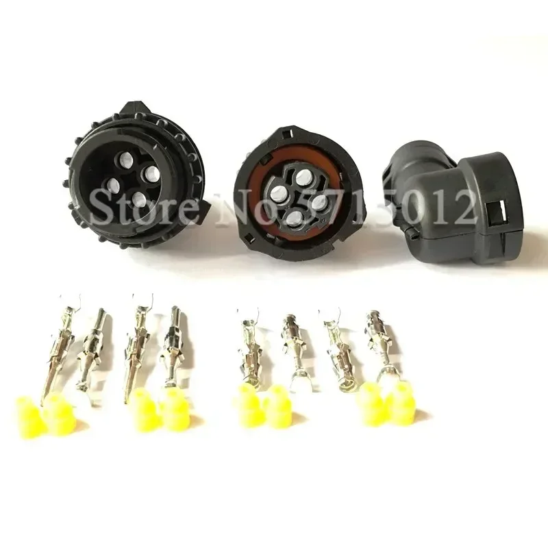 4 Hole 1-967325-3 Auto Sensor Plug With Sheath Cover Light Socket For Car Connector Oil Exploration,Railway etc,Waterproof