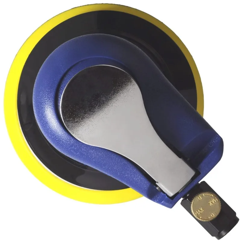 A25F-5-Inch Air Palm Random Orbital Sander, Grinding Sanding With 5-Inch Pad,For Car Rust Removal And Polishing
