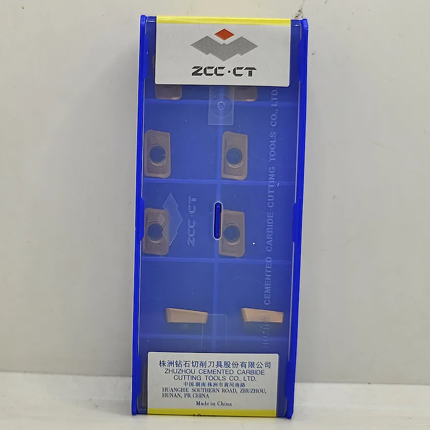 Imagem -03 - Carbide Insert Milling Inserts para Aço e Apkt11t316-apm Yb9320 Apkt11t316-apm Apkt11t316-apm Apkt11t316 Zcc.ct Lâmina Cnc Aço Inoxidável