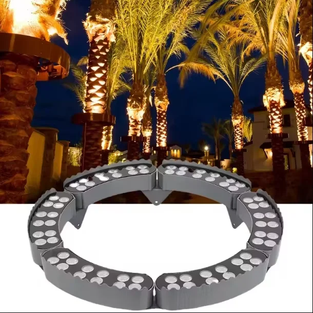 

15W Black LED Solar Hug Tree Light Solar Hold Column Lamp Ring Garden Led Spot Light Ip65 Outdoor Landscape Spotlight Electric