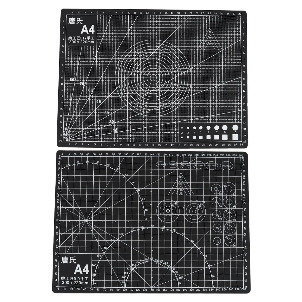 2 pçs tapete de corte auto cura dupla face a4 antiderrapante para costura estofando artesanato projetos diy protetor de placa artesanal