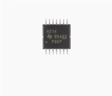 

10 шт. подлинный SN74HC14PWR TSSOP-14 шесть триггеров инвертора Шмитта логический чип