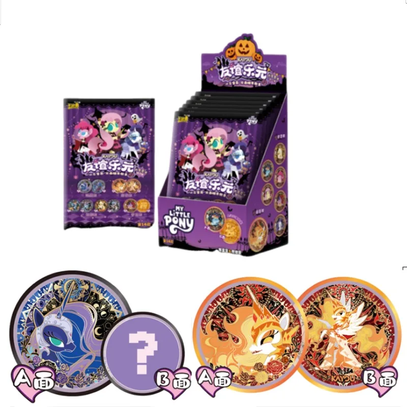 

KAYOU оригинальные карты My Little Pony серии 1, значок конфет, милая волшебная коллекция карт, жетоны дружбы, аниме, периферийные подарочные игрушки
